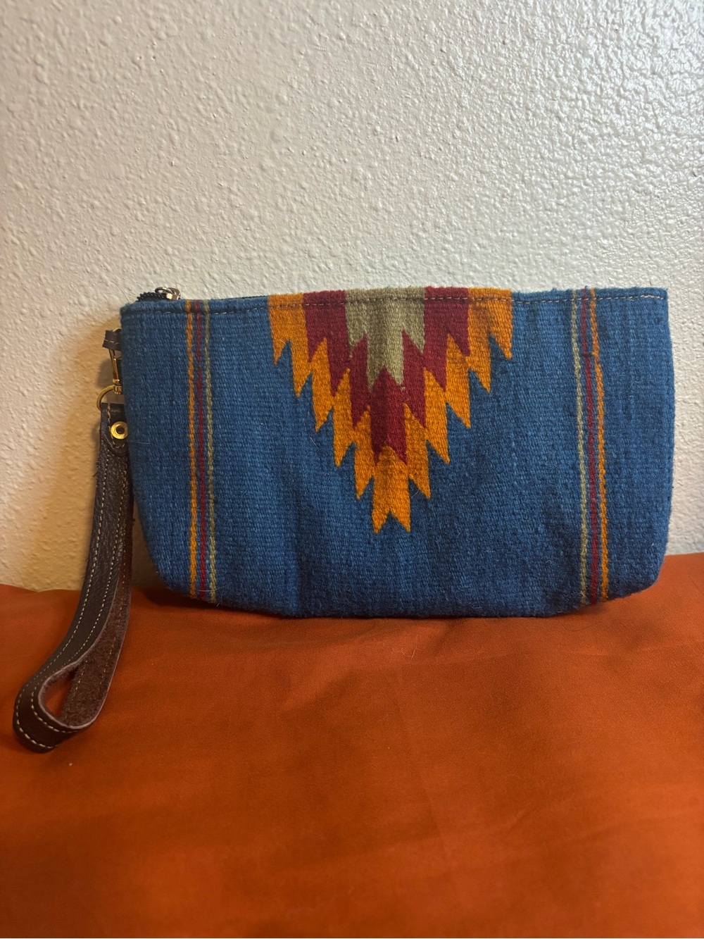Handwoven Wool Zapotec Wristlet Clutch